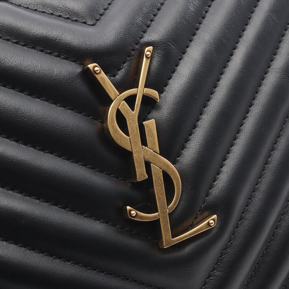 Saint Laurent Paris LOU Monogram Camera Bag Shoulder Leather Black - Picture 5 of 6